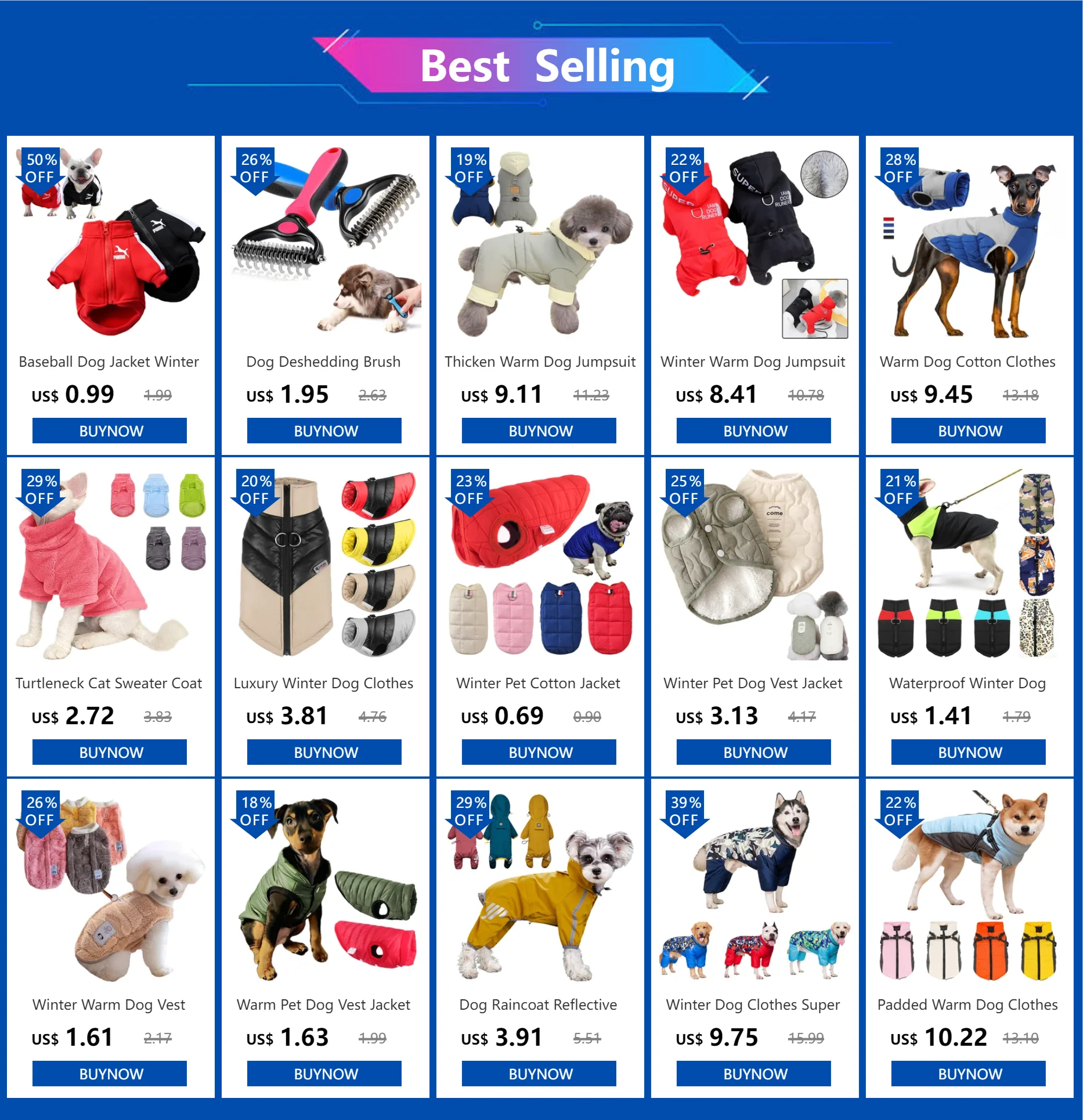 D-Ring Warm Fleece Dog Vest