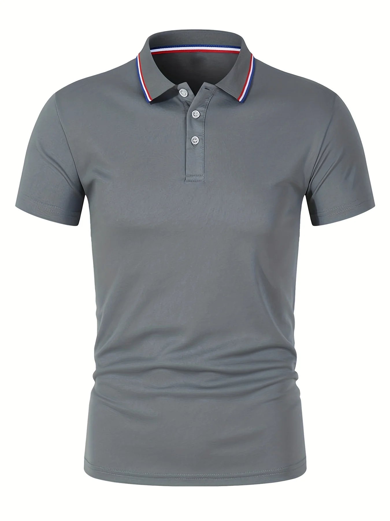 2025 Hot Sale Men's Summer Casual Breathable Comfortable Polo Shirt Men's Solid Color High Quality Short Sleeve T-Shirt