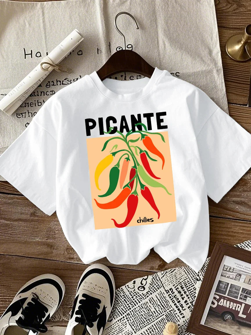 Picante Chillies Streetwear Cotton Tee