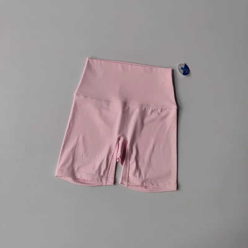 High Waist Naked Feeling Yoga Shorts for Women Fitness Running Shorts Cycling Sports Leggings Summer Workout Gym Running Shorts
