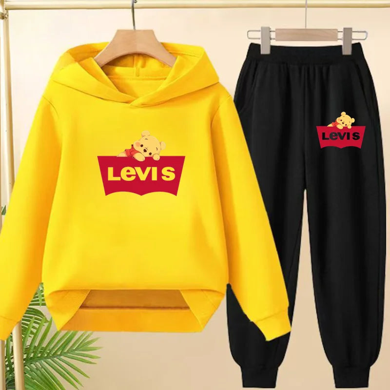 Kids Hooded Sportswear Set