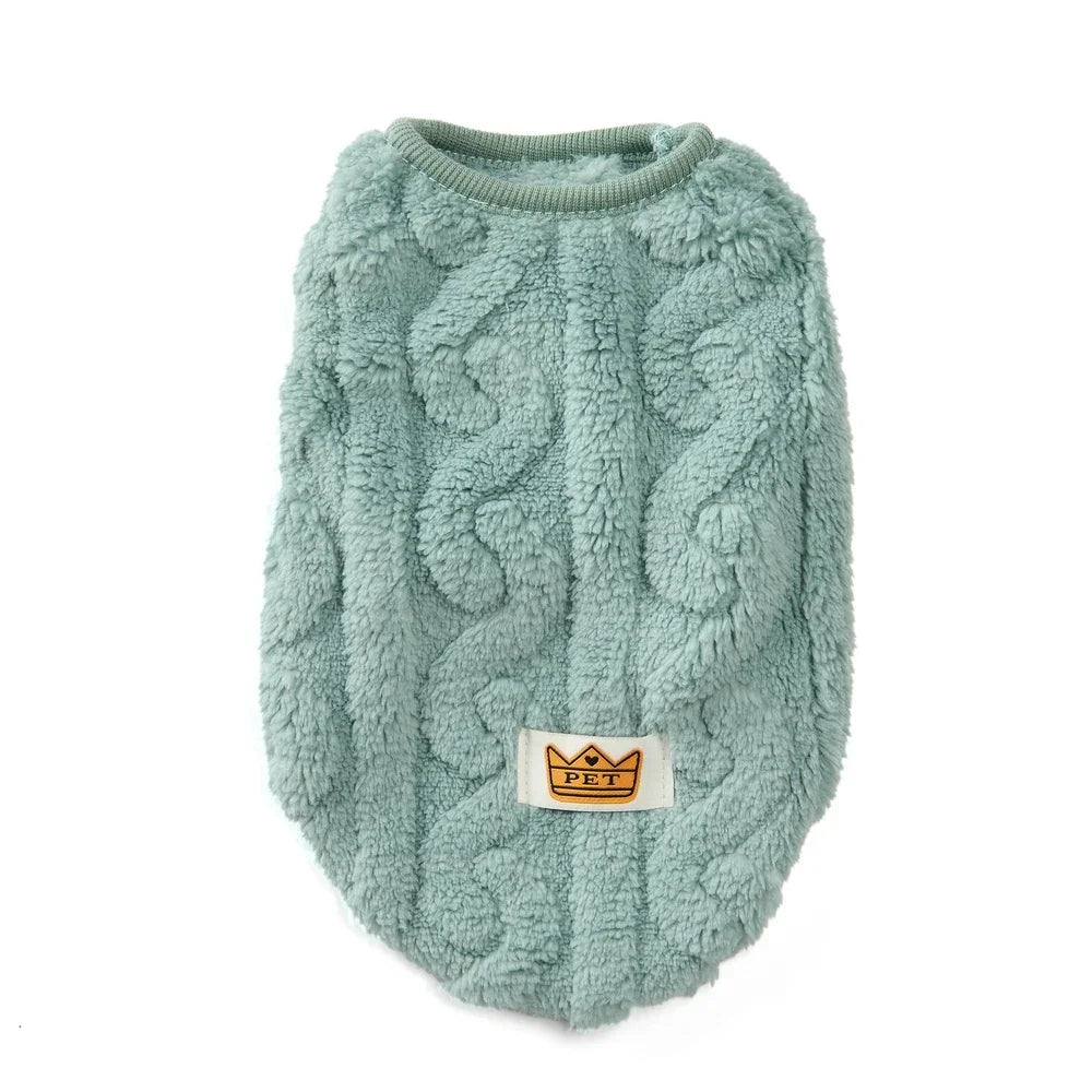 Soft Fleece Pet Vest Swater for Small Dogs Cats Autumn Winter Warm Puppy Clothes Pullover Chihuahua Rabbit Costume Pet Apparel