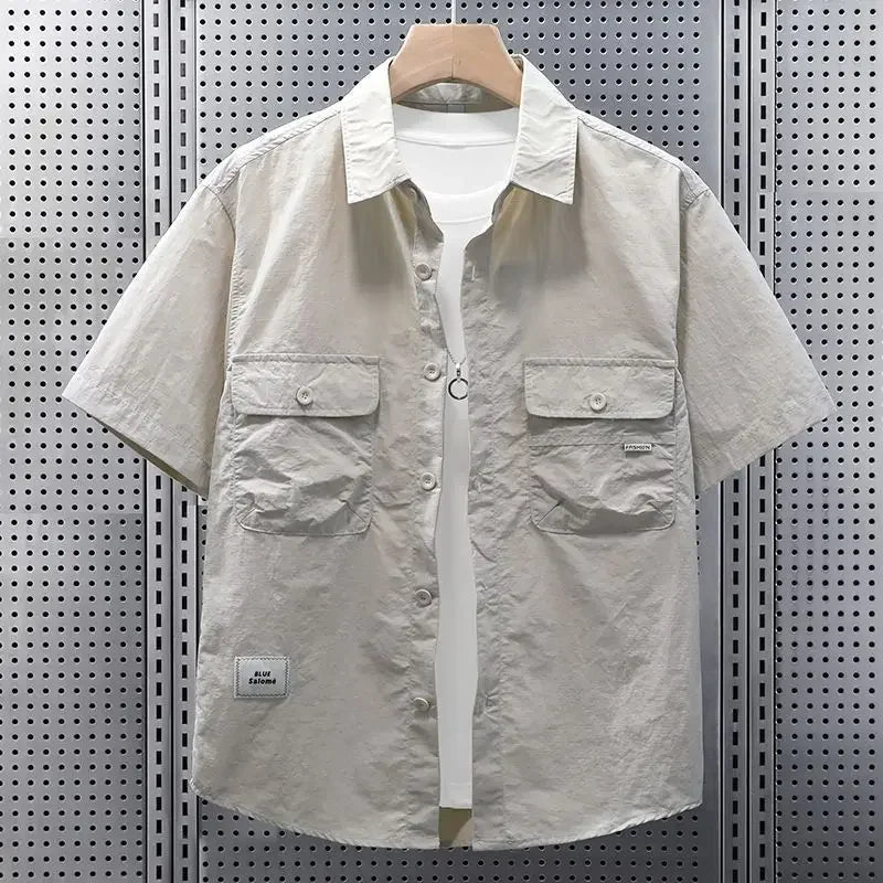 Loose Summer Casual Shirt Men