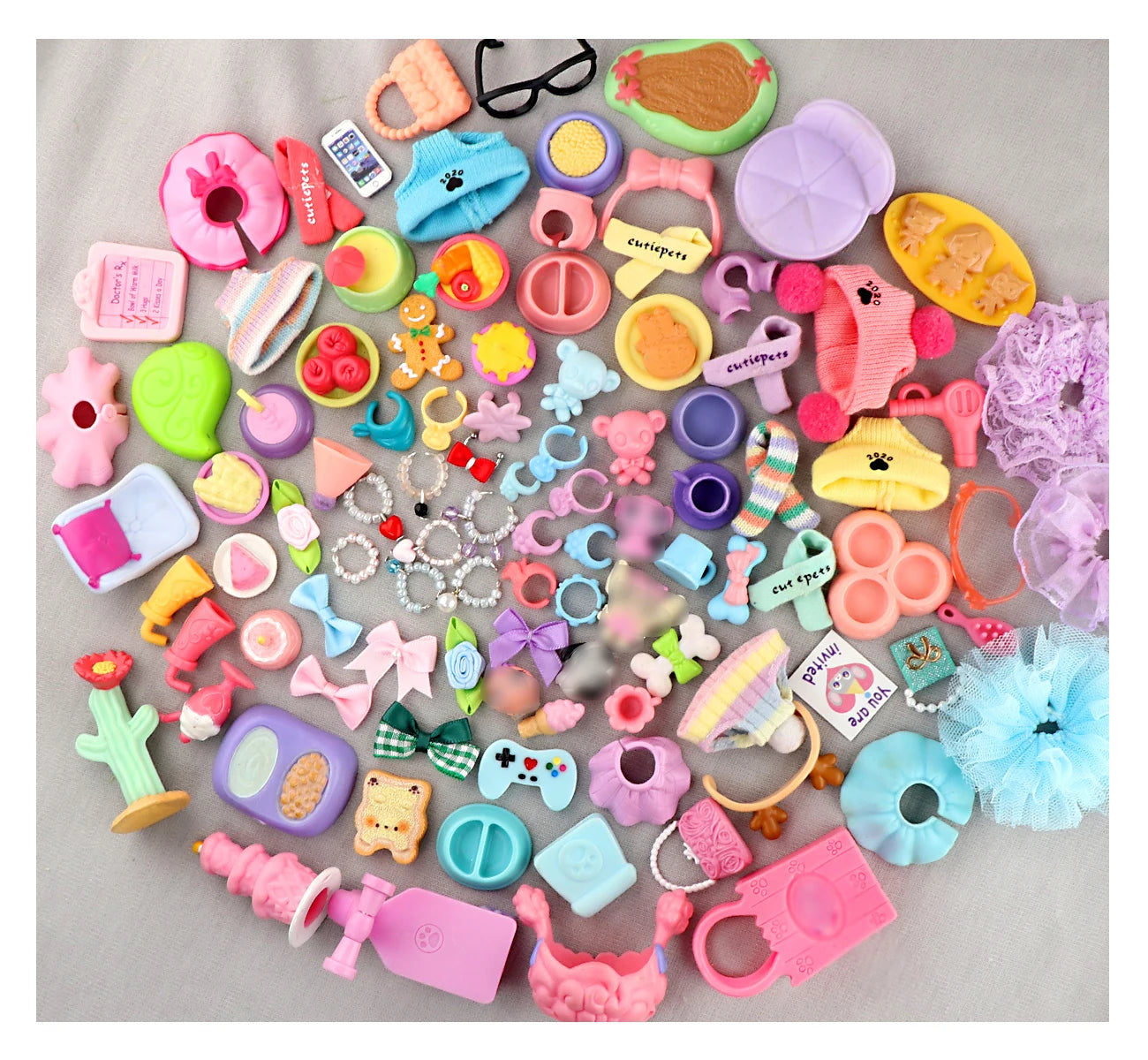Pet Collars Accessories Random 15 PC Necklace Bowl Bone Hat Fit for Pets Shop Cat and Dog Deer Husky Kitten Puppy