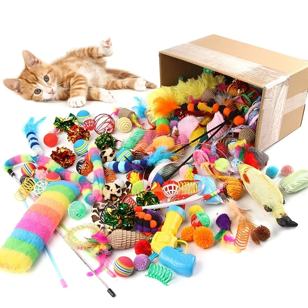 Mixed Pack Multi-Cat Toy Bundle
