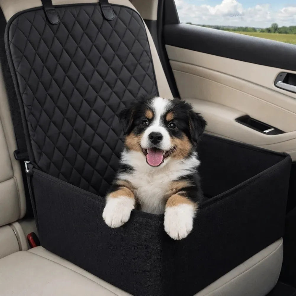 Travel Portable Pet Carrier Basket Non-Slip Scratch Proof Cat Basket Seat Durable Waterproof Dog Auto Seat for Dogs Cats