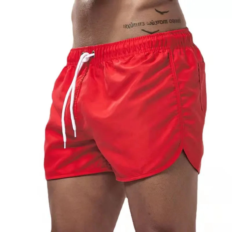 Summer Casual Shorts Men Breathable Beach Shorts Ice Silk Comfortable Fitness Basketball Sports Short Pants Male Running Shorts