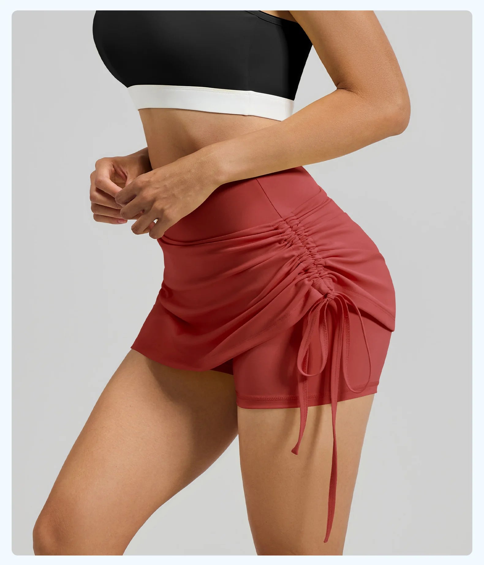 High Elastic Sports Skirt Shorts