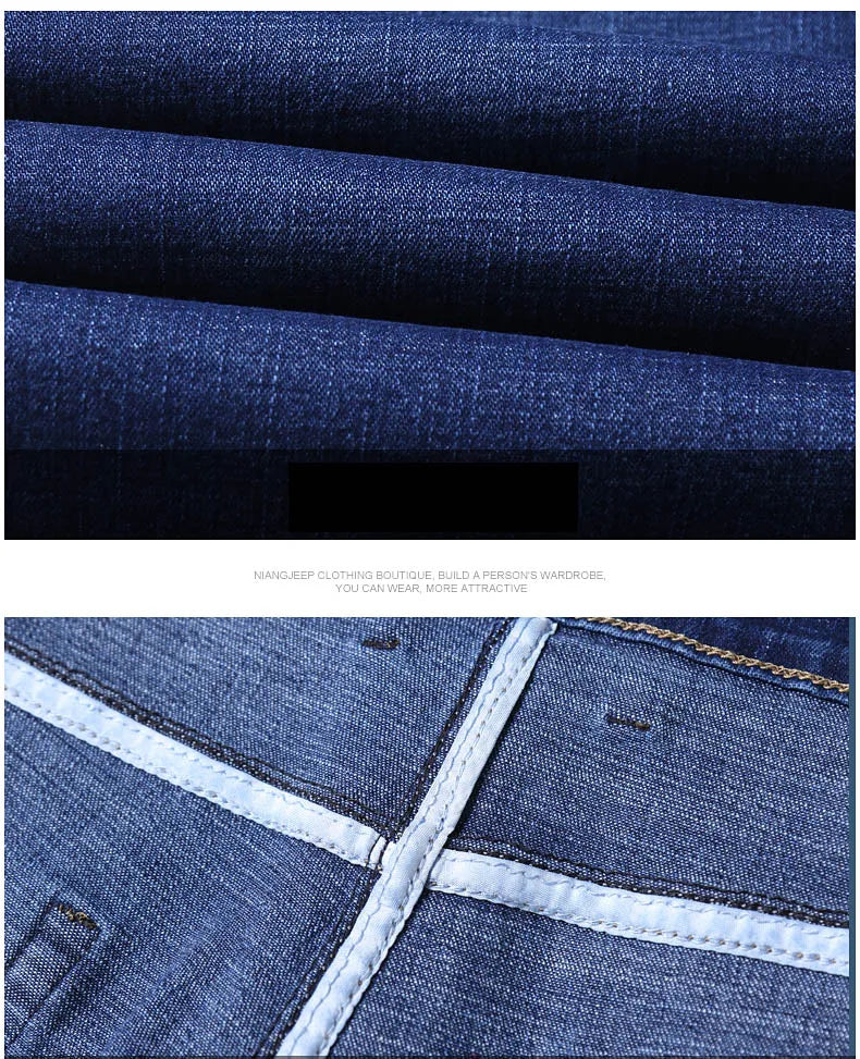 Smart Casual Straight Denim Jeans