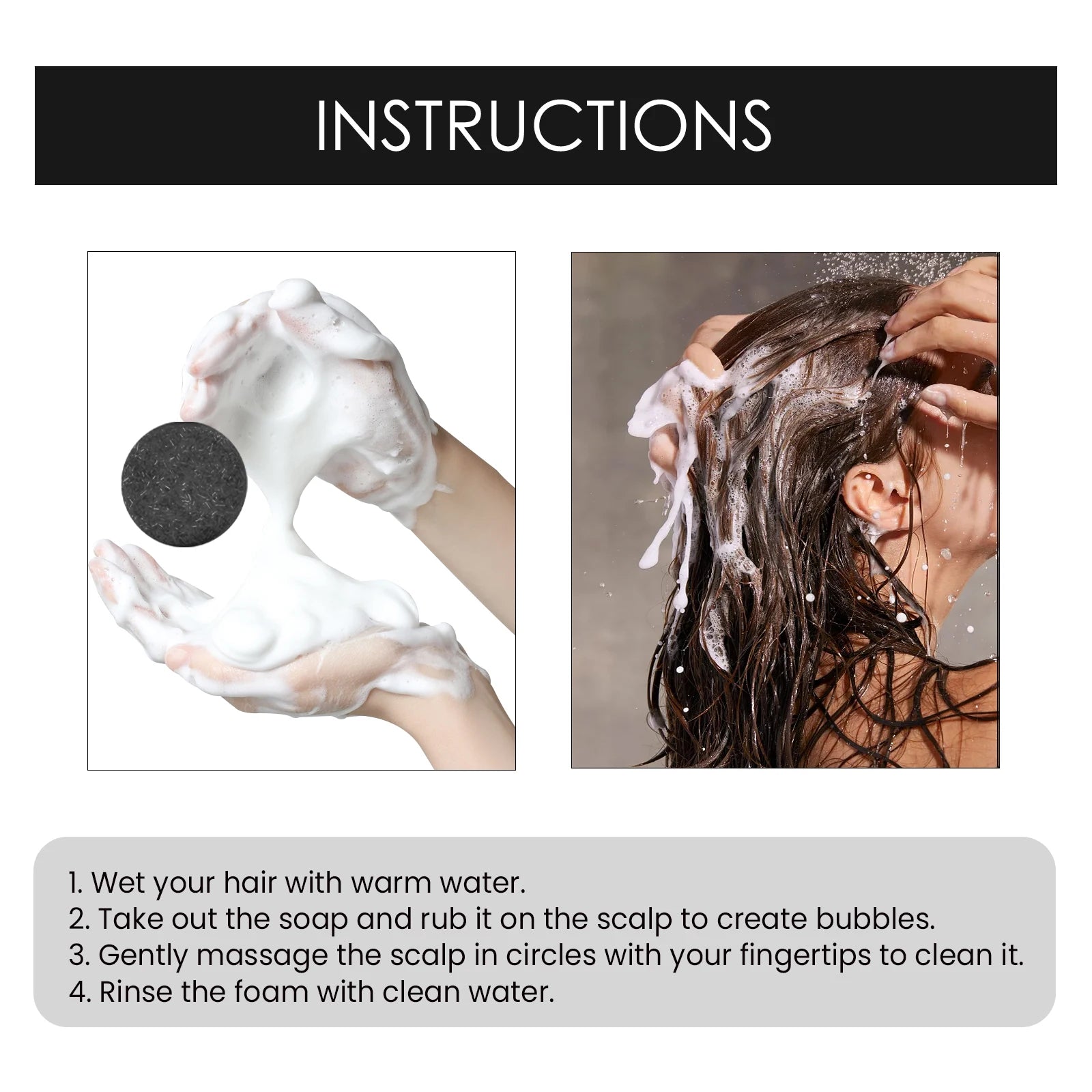 Bamboo Charcoal Scalp Cleansing Shampoo