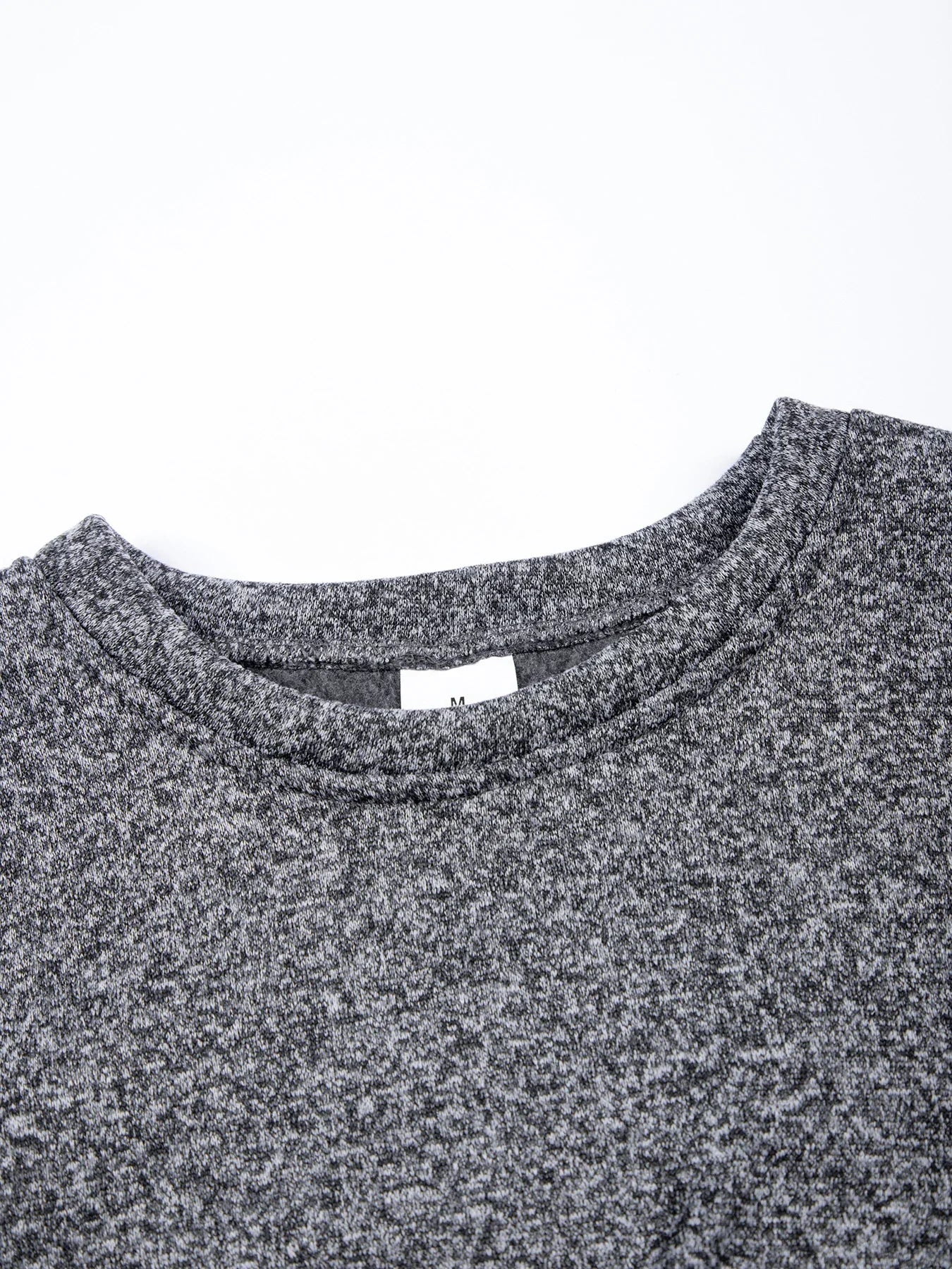 New Men's Sweater Spring Autumn Round Neck Long Sleeve Pullover Casual Sports Sweatshirt High Quality Solid Color Fleece Coat