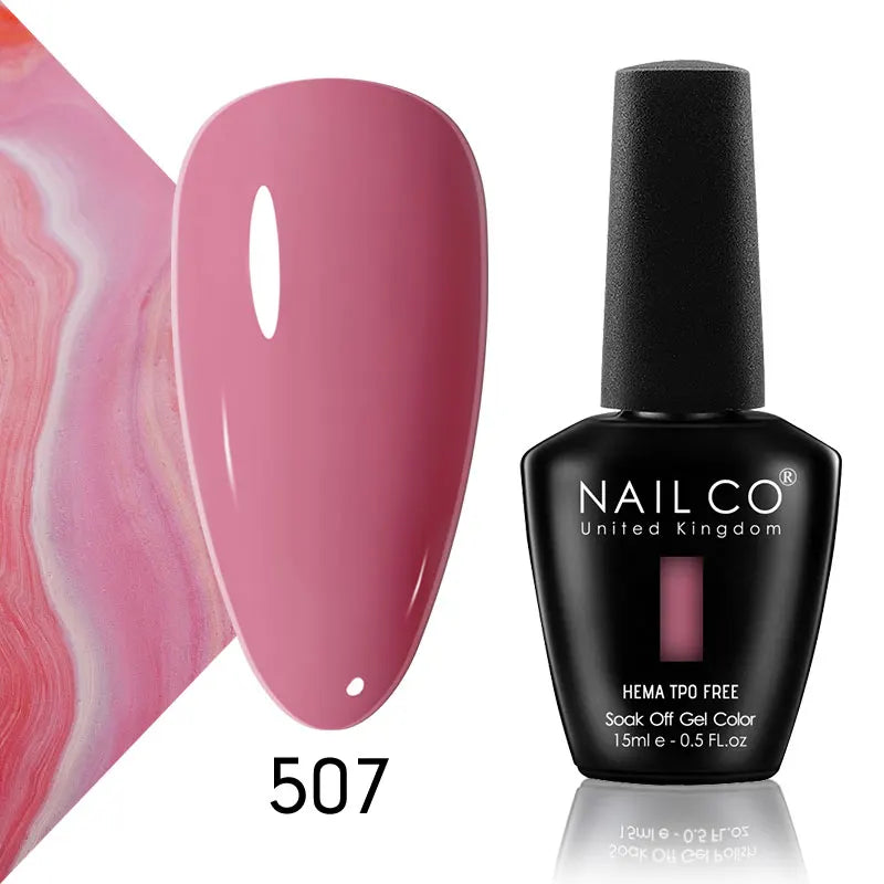 NAILCO 15ml Nail Gel Polish Semi Permanent UV Varnish Nails Art Gel Vernis Manicure TOP BASE Nails Products Supplies Equipment
