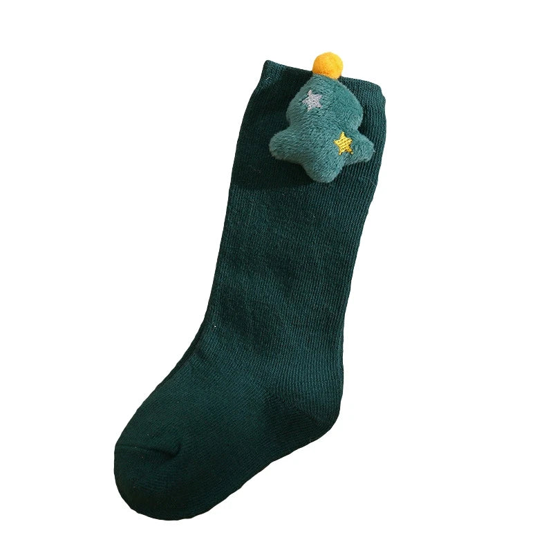 Festive Toddler Reindeer Winter Socks