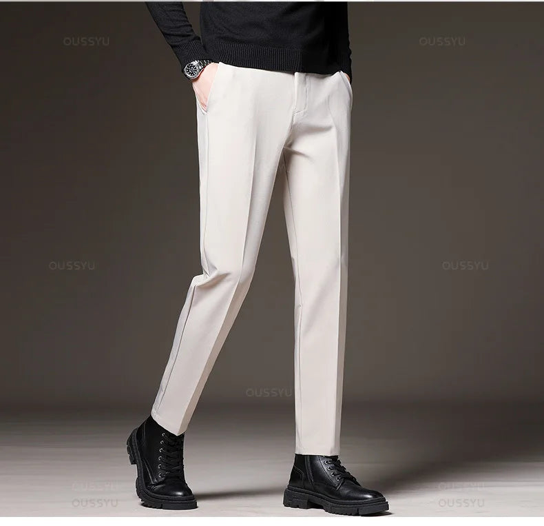 Slim Fit Korean Business Trousers