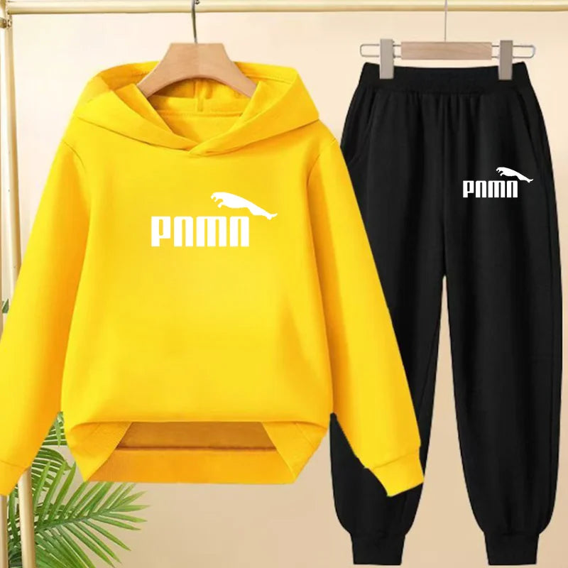 Cartoon Casual Kids Jogging Set