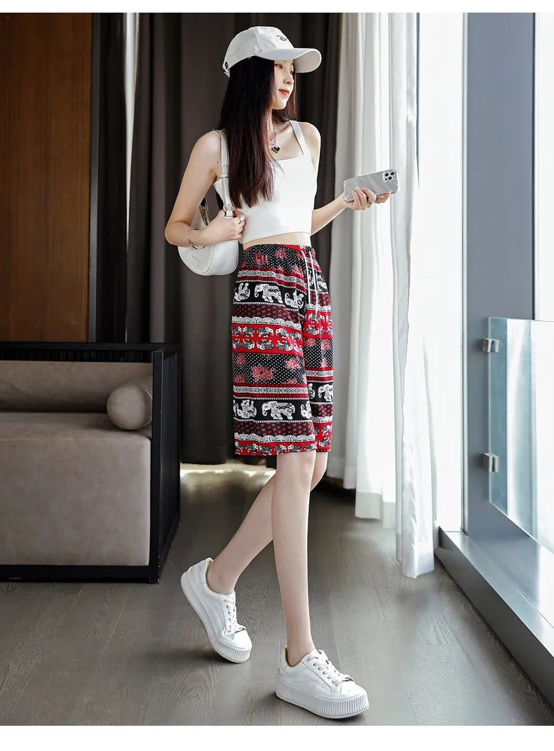Shorts for Women's Clothing 2025 Summer New Style Trousers Home Pajamas Beach Shorts Pants
