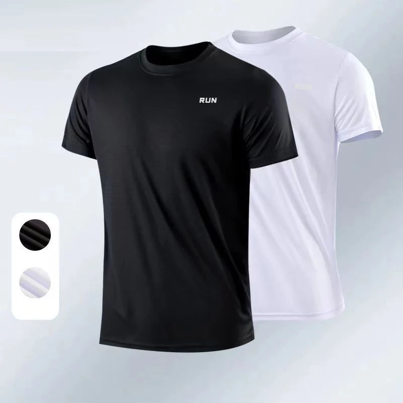 Men Short Sleeve Gym t-Shirts Oversized t-Shirt Tees For Men Football t Shirt Jersey Summer Quick Dry Soccer Top Man Clothing