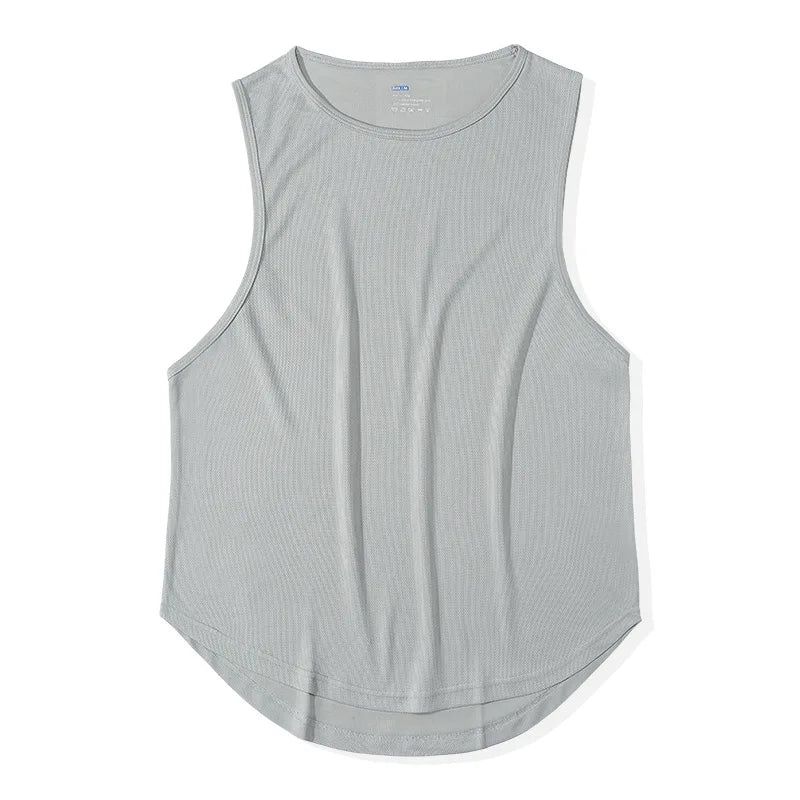 Men's Summer Tank Top Fitness Training Gym Tank Men Quick-drying Mesh Breathable Basketball Vest Fashion Sleeveless Shirt Men