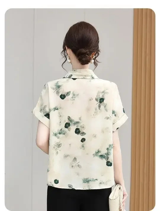 Printed Summer Casual Shirt Women