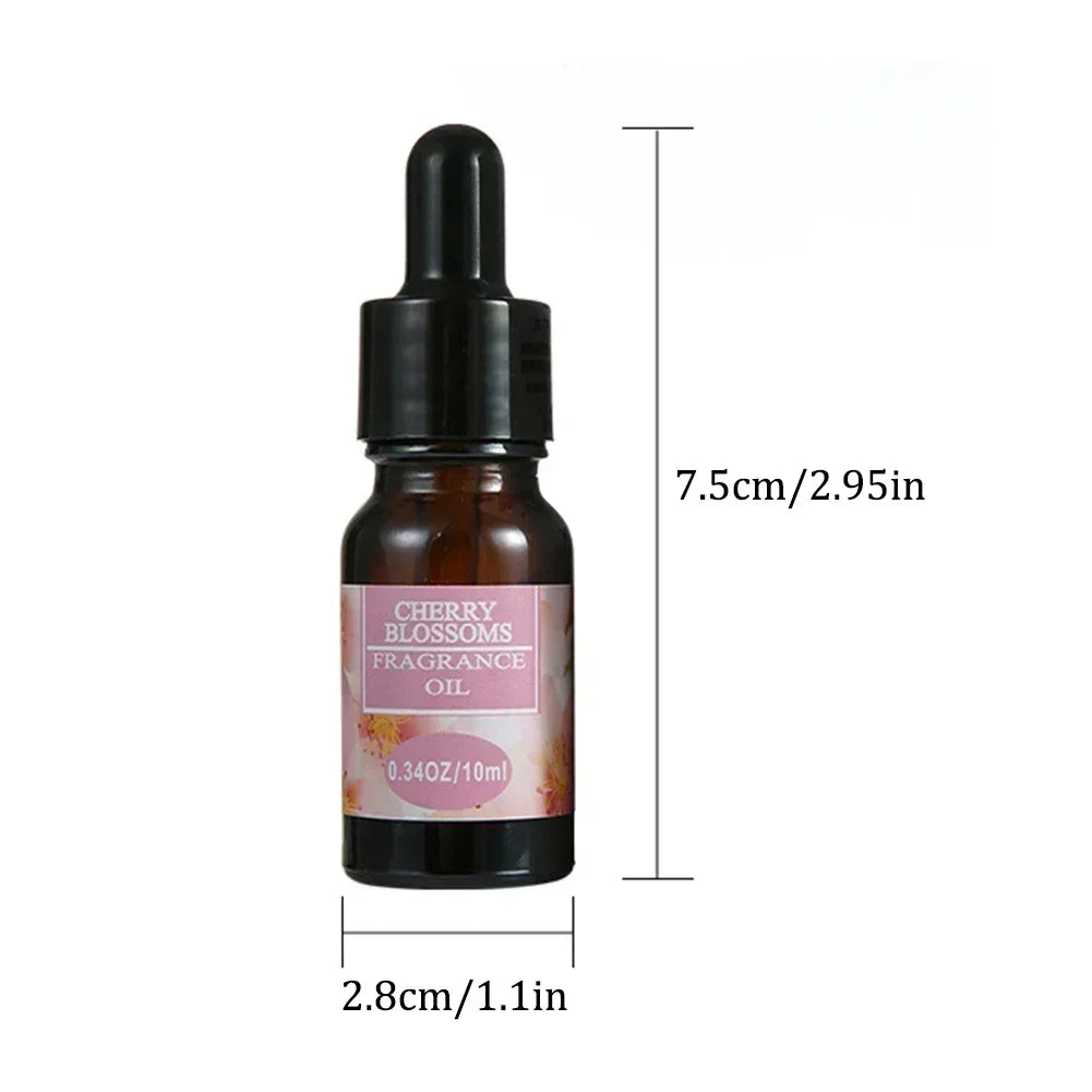 10ML Fragrance Humidifier Air Freshener Natural Plant Aromatherapy Essential Eliminating Odors Perfume For Household Car Office