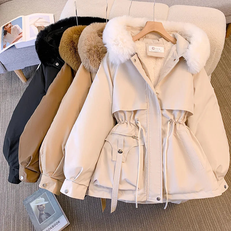 Fleece Lined Hooded Winter Puffer