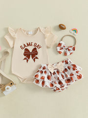 Floral Ruffle Romper Summer Set