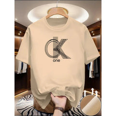 2026 Men's Graphic T Shirts Casual Crew Neck Short Sleeves Summer Essential Fashionable Prints Comfortable Basic Tees for Daily