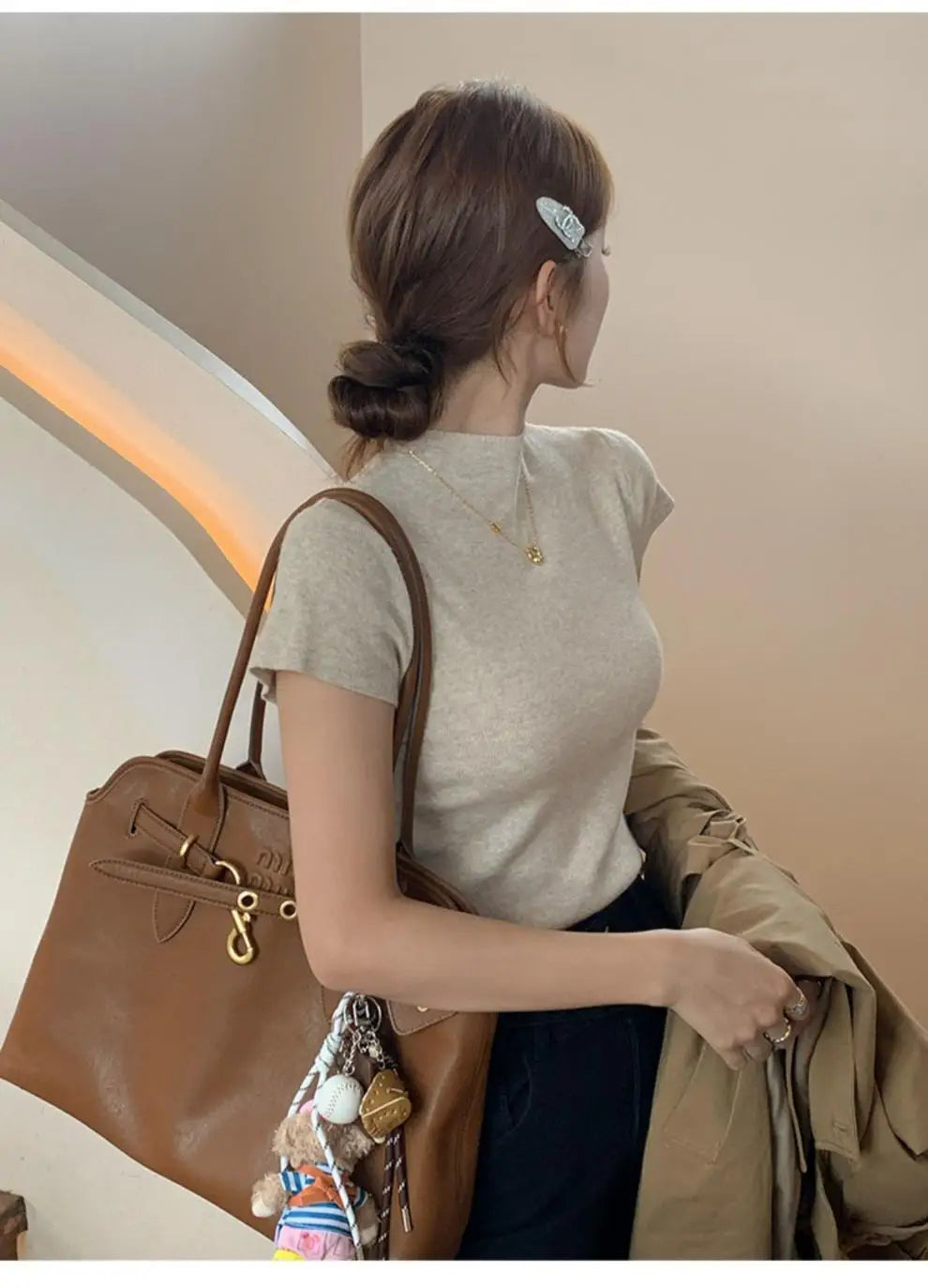 Knitted 2025 New Basic Sweaters Fashion Women Turtleneck Solid Thin Short Sleeve Slim Pullovers Streetwear Bodycon Sweater
