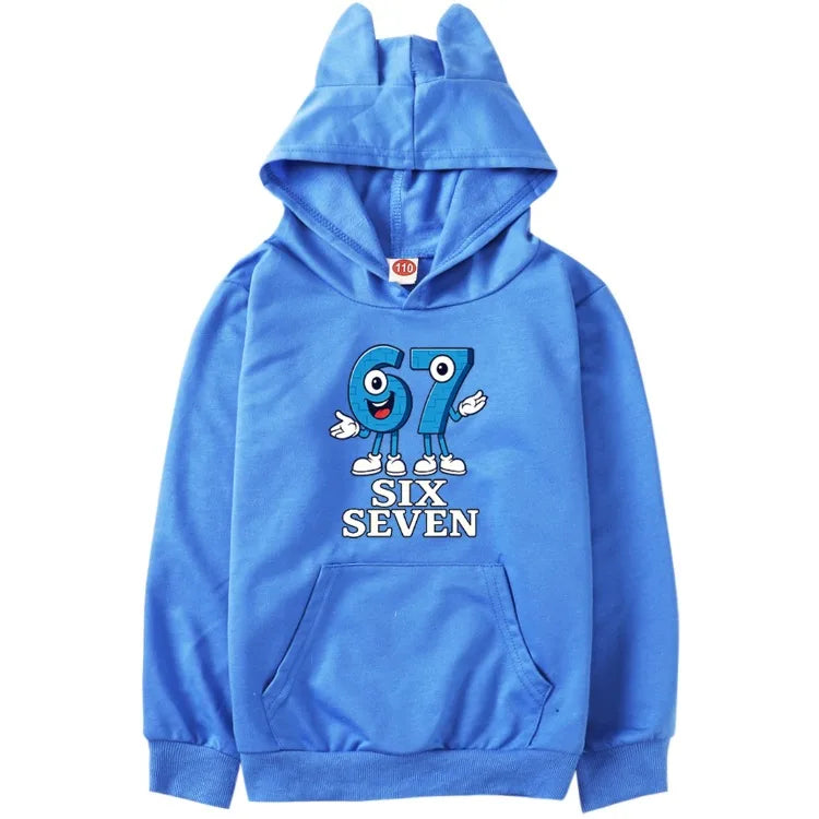 Kids Cat Ears Cartoon Hoodie