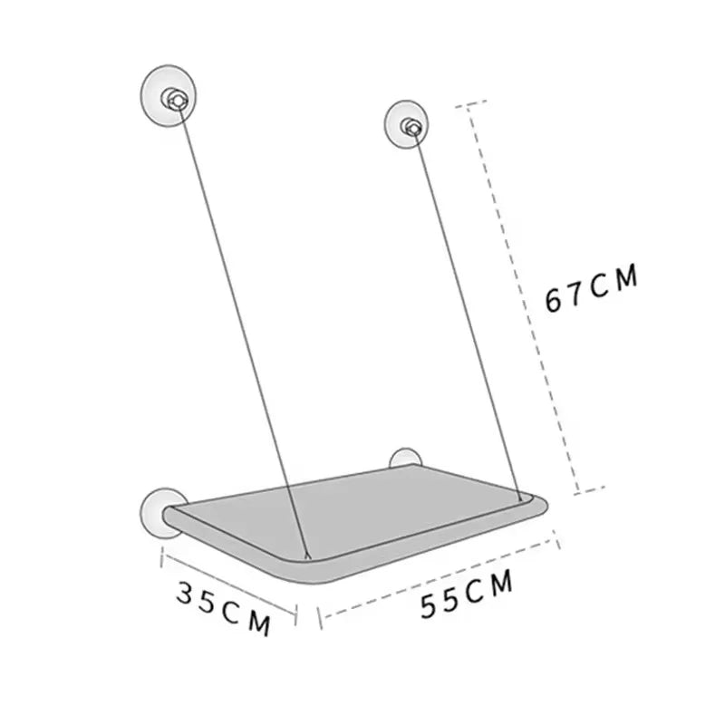 Suction Cup Window Hammock Bed