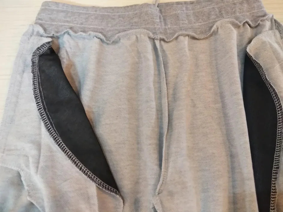 Men's Summer Casual Joggers, Elastic Drawstring Waist and Cuffs, Logo Print, Loose Fit, Comfortable Fabric, Sports Pants