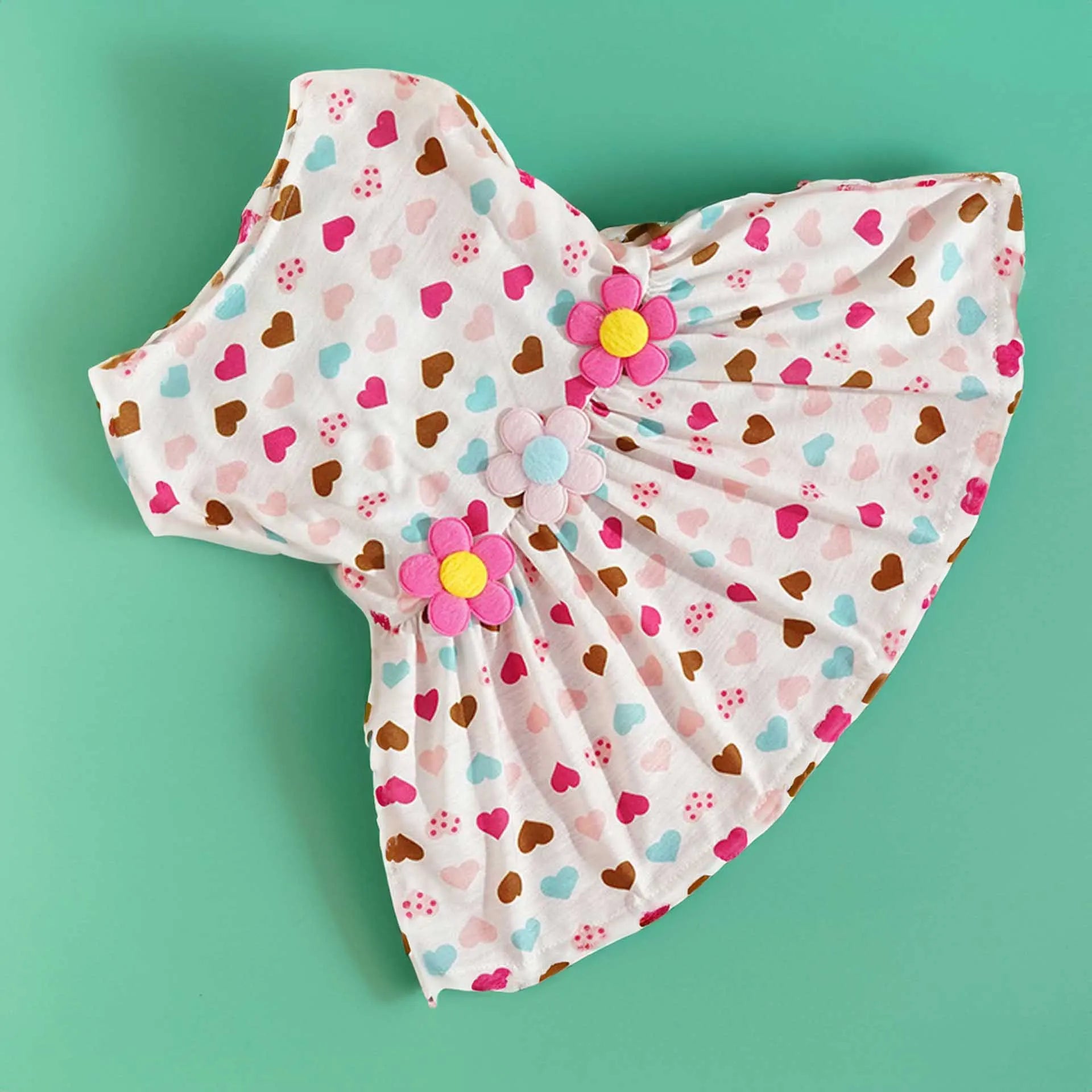 Adorable Printed Puppy Summer Dress