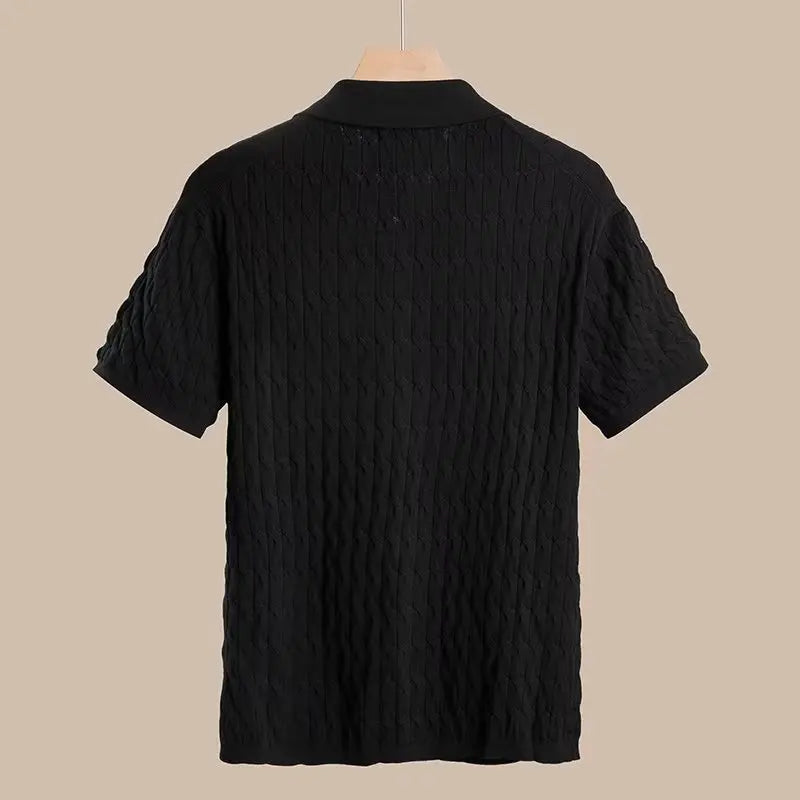 Slim Knit Breathable Business Polo