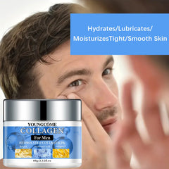 Smooth Wrinkle Cream for Men Remove Face & Neck Wrinkles Firming Moisturizing Skin Retinol Face Cream Younger Facial Treatment