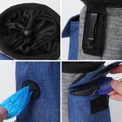 Dog Outdoor Training Bag Dog Fanny Pack Therapy Bag Multi-Functional Pet Bag Pet Treats Bag Train Snack Reward Waist Bag Pet Bag