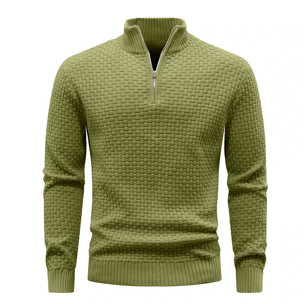 Quarter Zip Knit Pullover