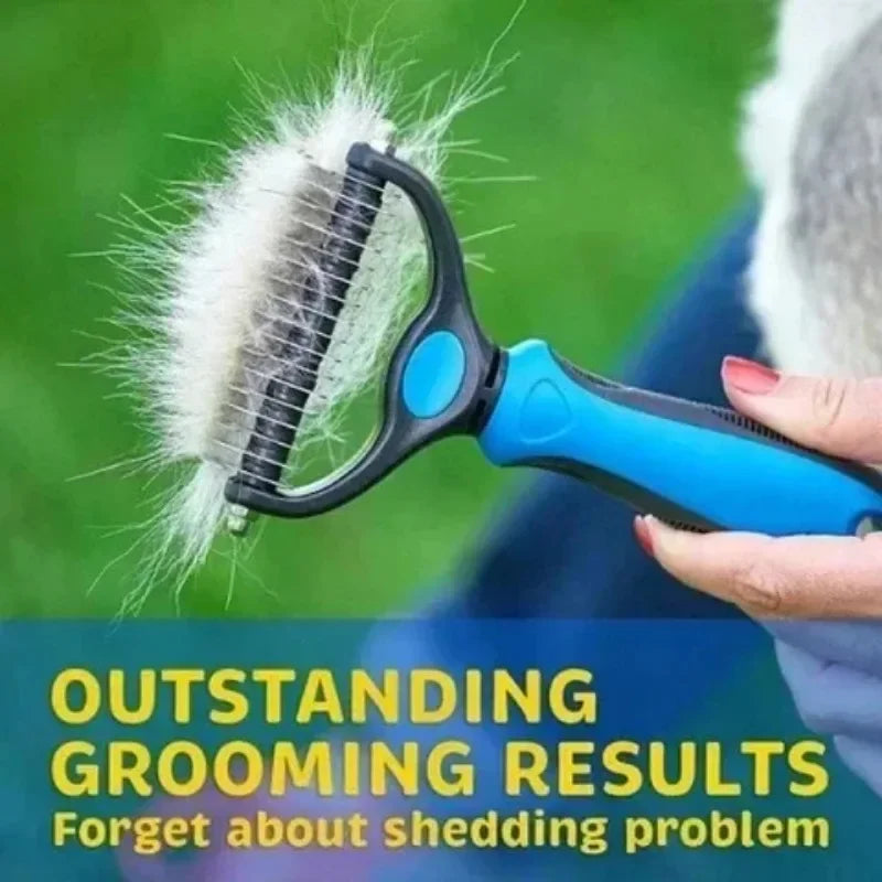 Pet Deshedding Brush Cat Comb Self Cleaning Hair Remover Grooming Tool for Dog and Cats De-Matting Comb Cleaning Pets Supplies