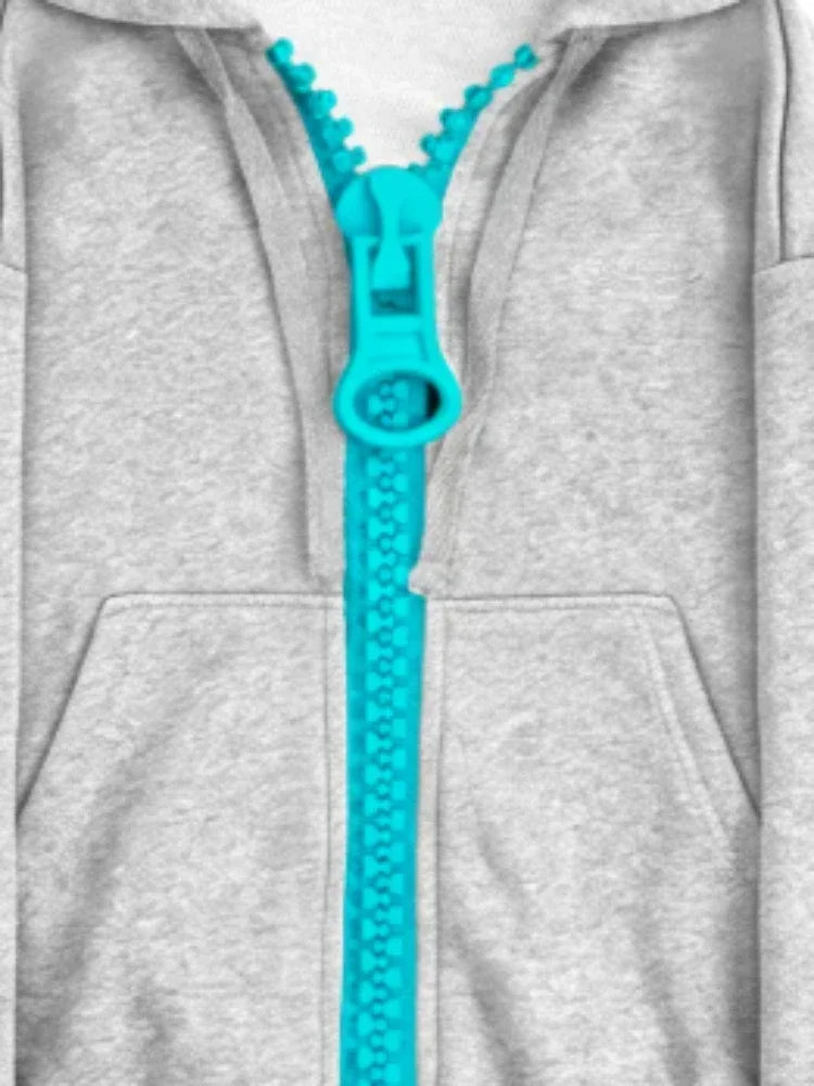 Mens Hoodie Oversized Zipper Streetwear Sweatshirt Harajuku Unisex Loose Fit Couple Style Casual Fashion Trend Arrival American
