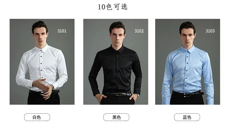 Slim Social Business Shirt Men
