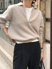 Wool Knitted Casual Pullover Sweater