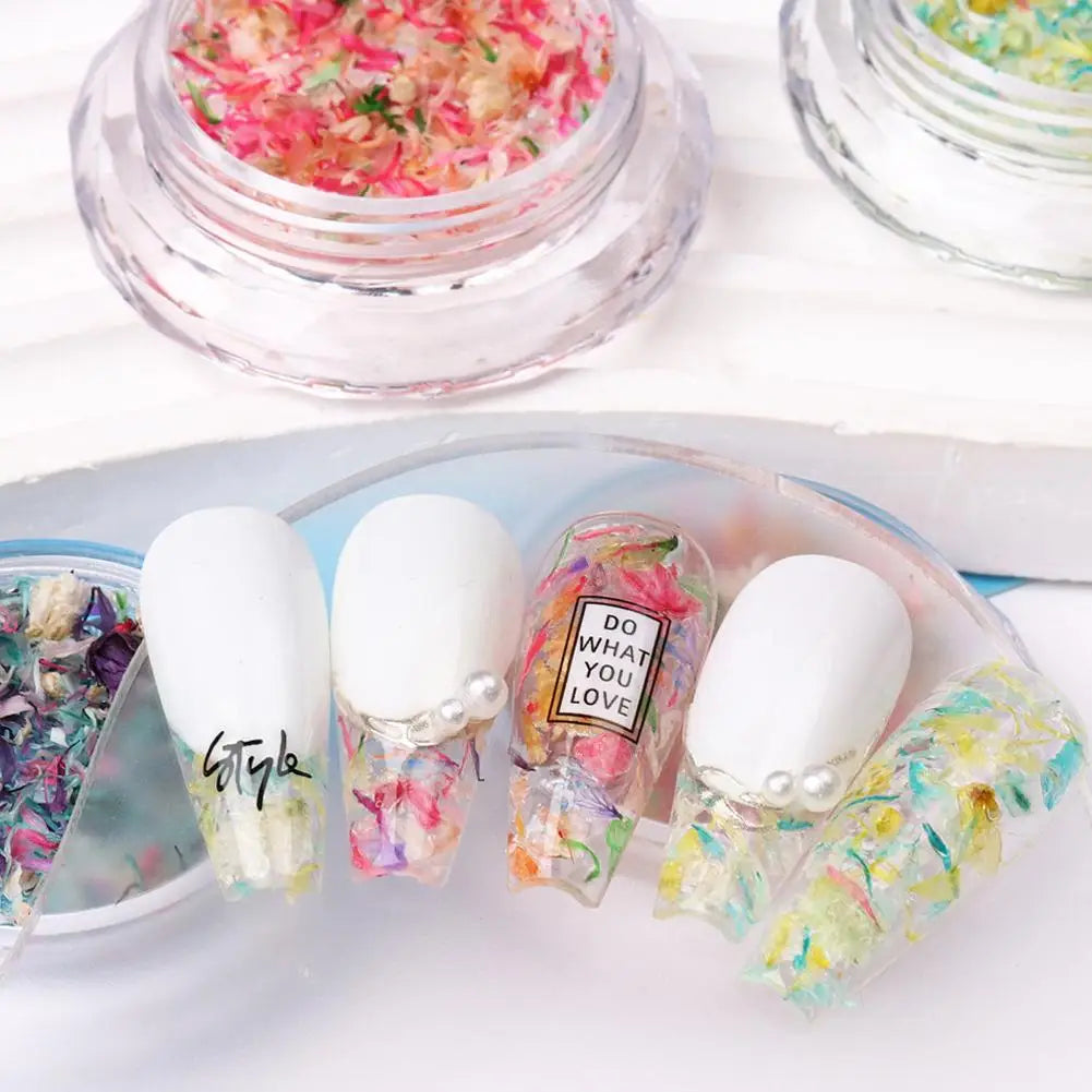 Nail Art Dried Flower Decoration Nail DIY Manicure For Nails Art Jewelry Flower Beauty Salon Decoration E3C5