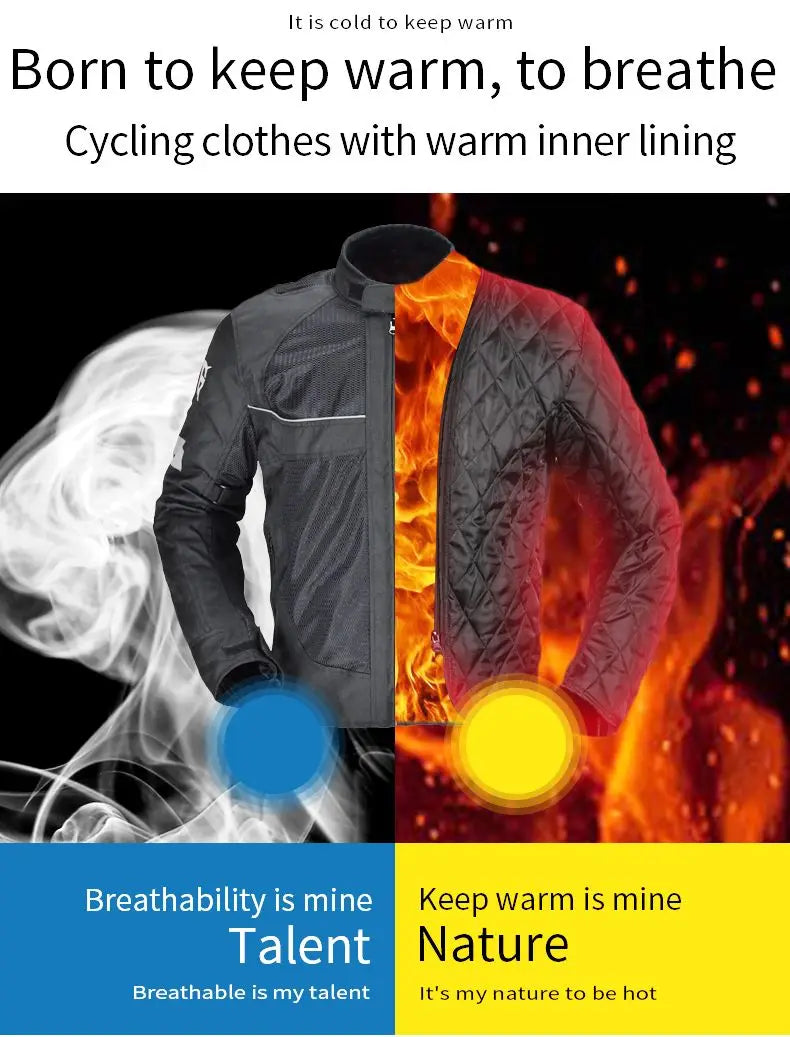 Reflective Protective Riding Jacket
