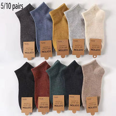 Breathable Cotton Ankle Sock Set