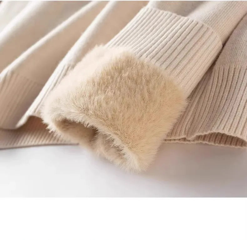 Thermal Fleece High-Neck Men’s Sweater