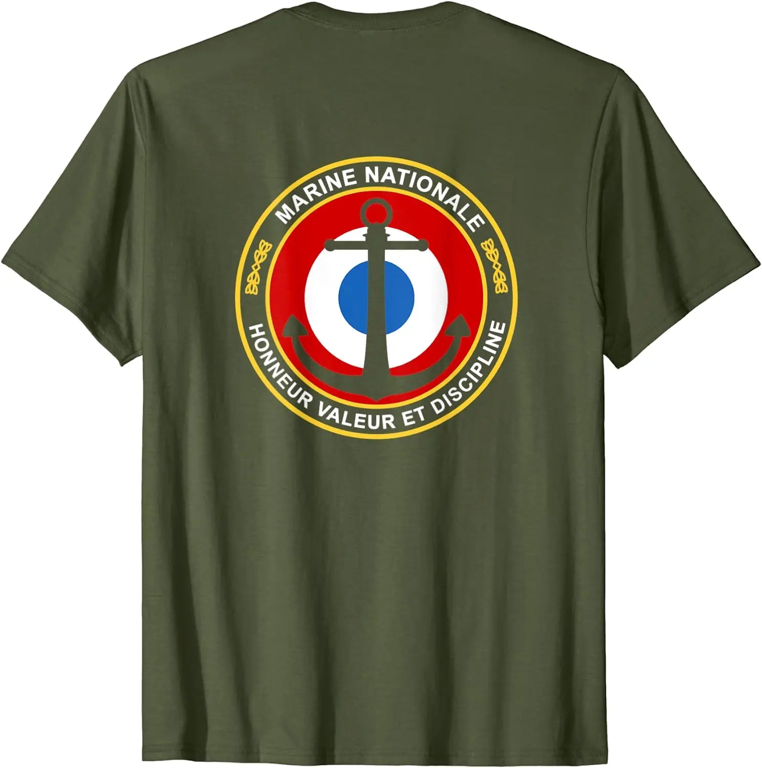 French Marine Print Cotton Tee