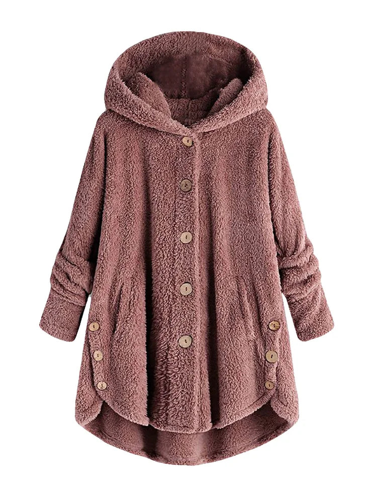 Plush Wool Blend Winter Coat