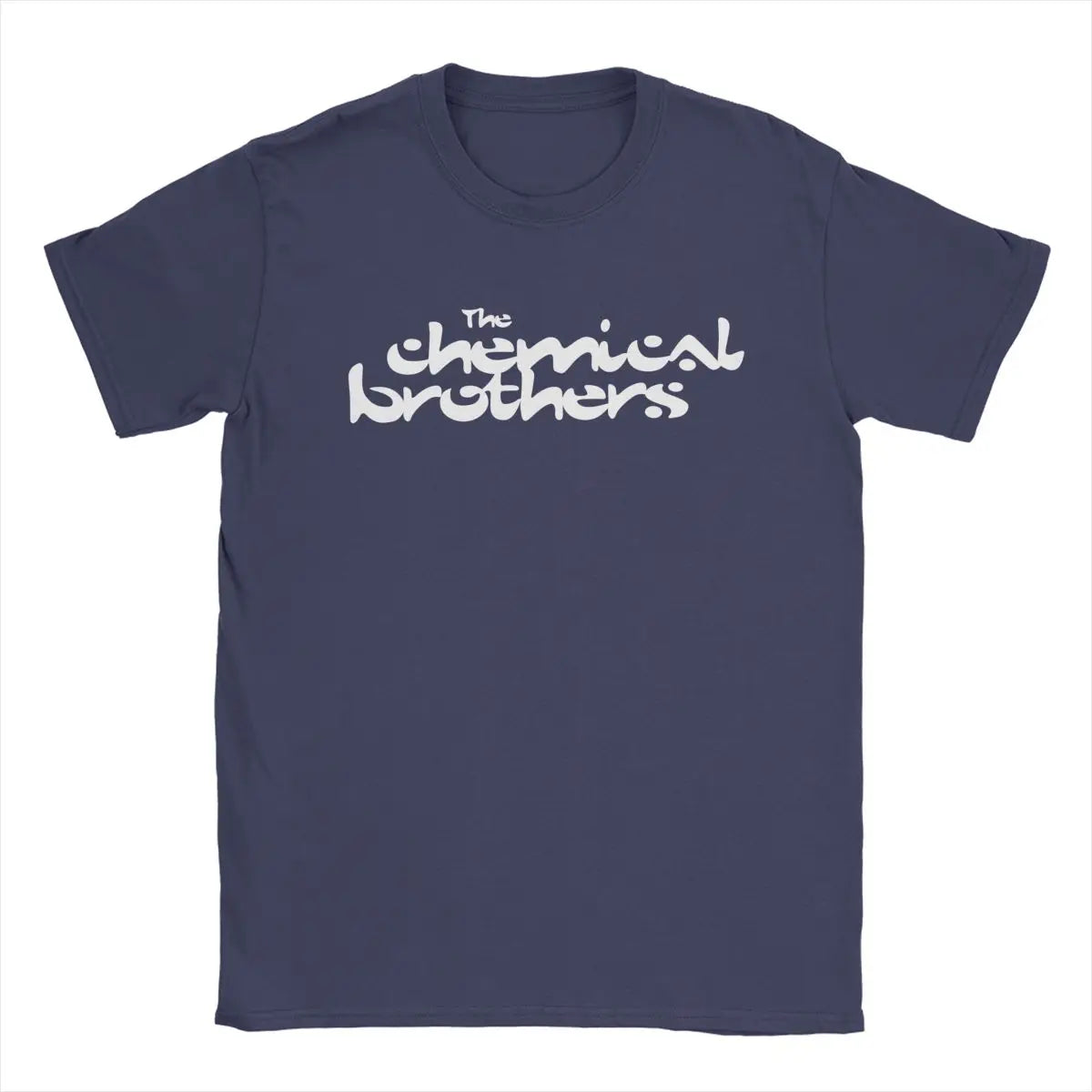 Men's The Chemical Brothers T Shirts Pure Cotton Tops Funny Short Sleeve Round Neck Tee Shirt Graphic T-Shirts