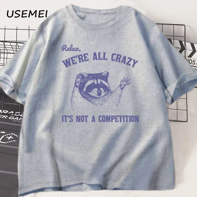 Relax Crazy Graphic Tee Men