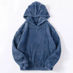 Men’s Plush Rabbit Ears Fleece Hoodie