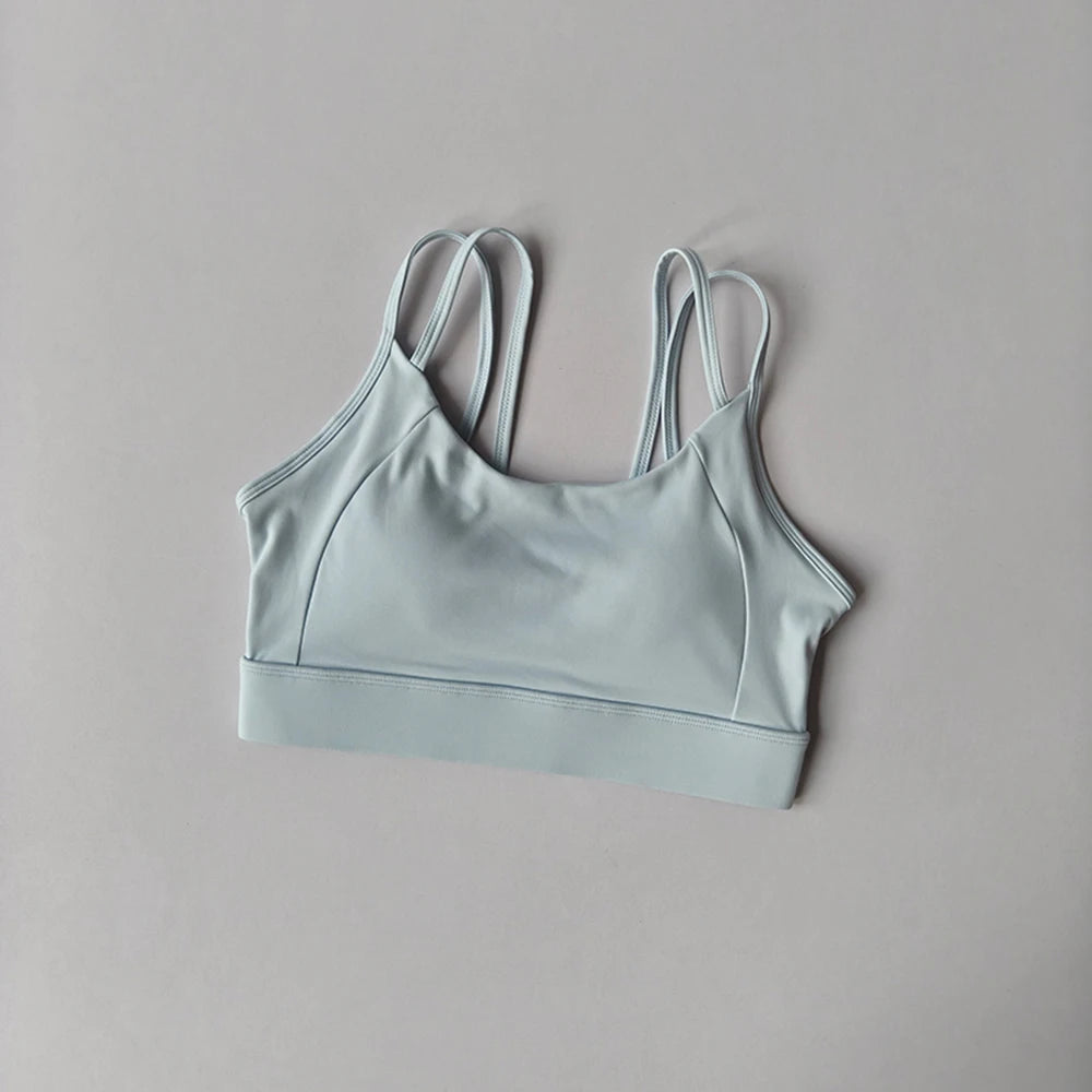 High Support Sports Bra for Women Maximum Impact Racerback Workout Top Moisture-Wicking Running Fitness Bra